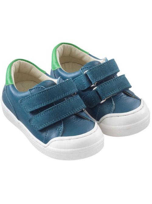 Baskets cuir enfant Happy - Kiabi