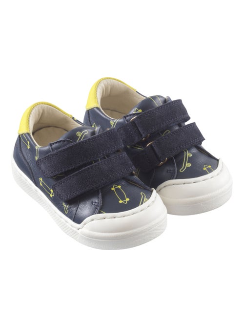 Baskets cuir enfant Happy - Kiabi