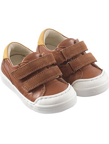 Baskets cuir enfant Happy