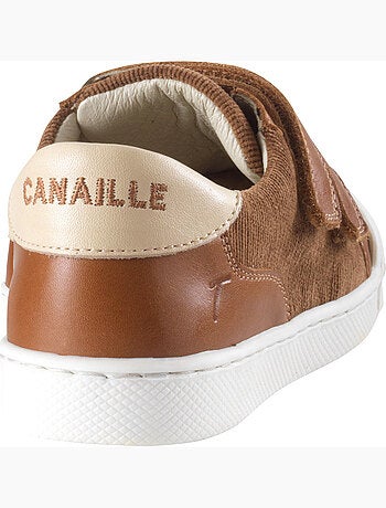 Baskets cuir enfant Happy