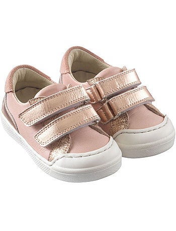 Baskets cuir enfant Happy