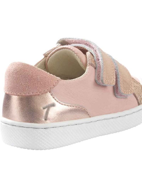 Baskets cuir enfant Happy - Kiabi