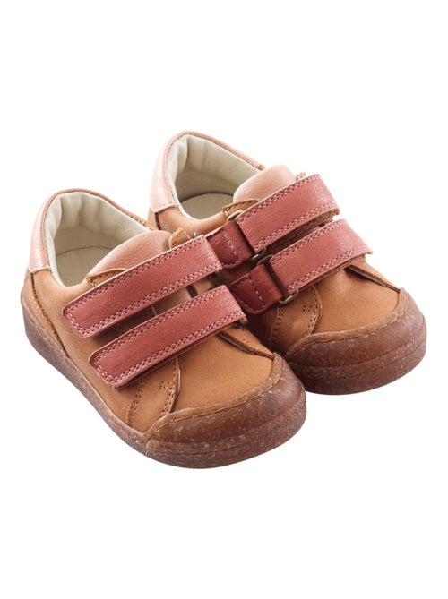 Baskets cuir enfant Happy - Kiabi