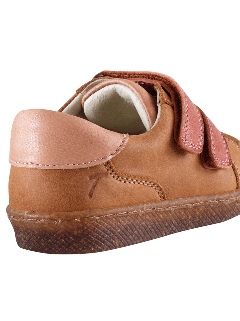 Baskets cuir enfant Happy Rose - Kiabi