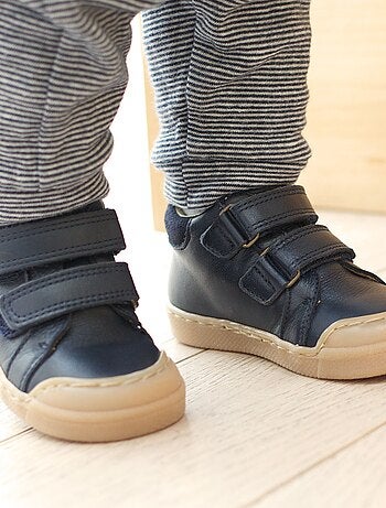 Baskets cuir enfant Scratchy