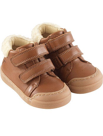 Baskets cuir enfant Scratchy