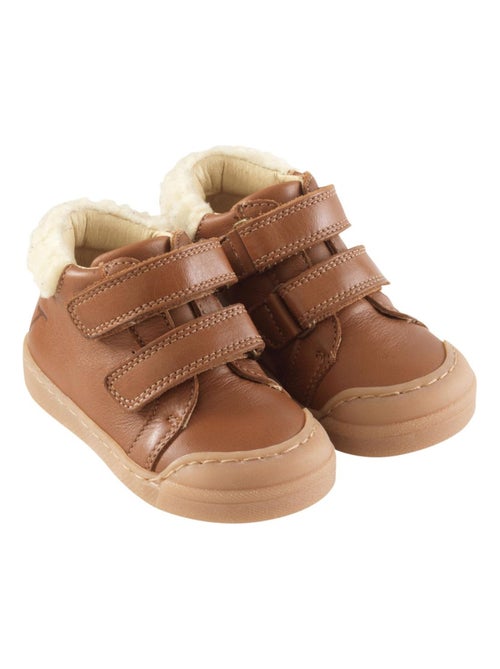 Baskets cuir enfant Scratchy - Kiabi