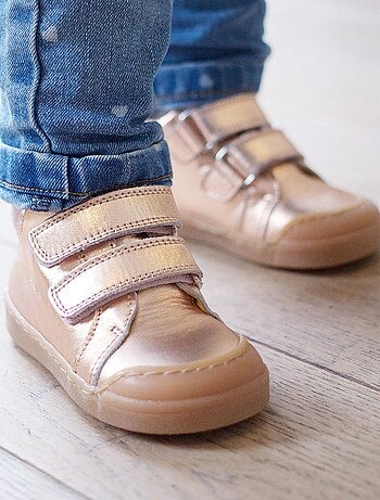 Baskets cuir enfant Scratchy
