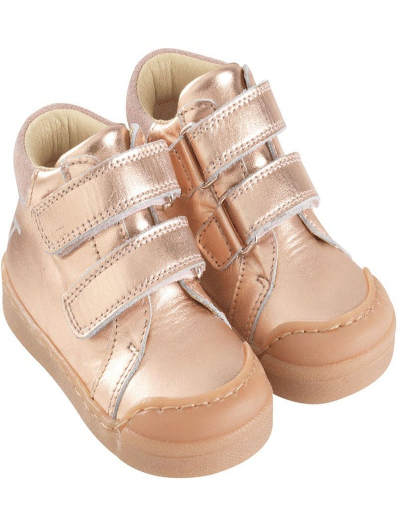 Baskets cuir enfant Scratchy Rose - Kiabi
