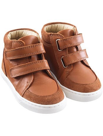 Baskets cuir enfant Sneacky