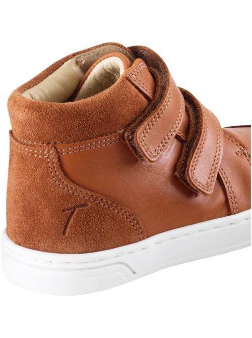Baskets cuir enfant Sneacky - Kiabi