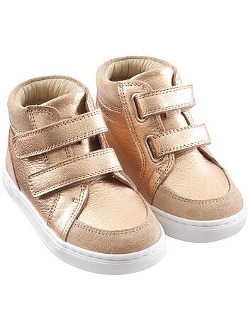 Baskets cuir enfant Sneacky