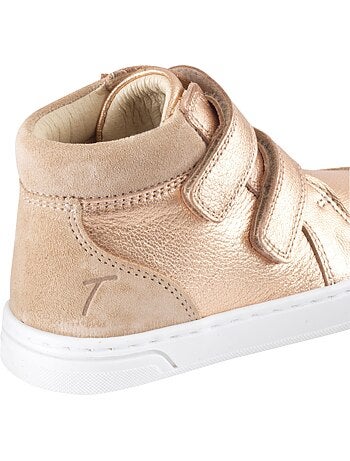 Baskets cuir enfant Sneacky