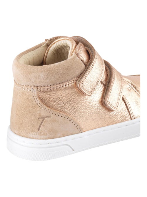Baskets cuir enfant Sneacky - Kiabi