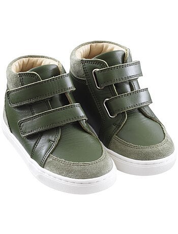 Baskets cuir enfant Sneacky