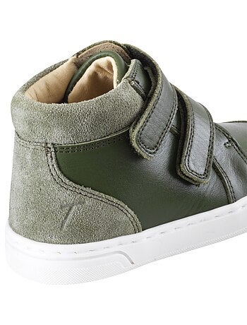 Baskets cuir enfant Sneacky