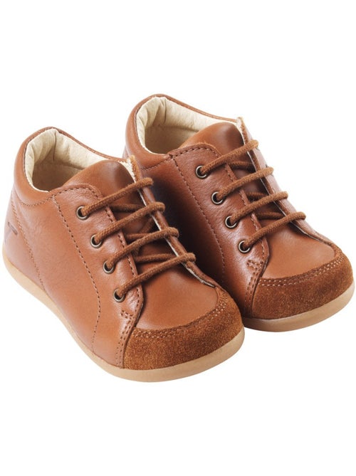 Baskets cuir enfant Sporti - Kiabi