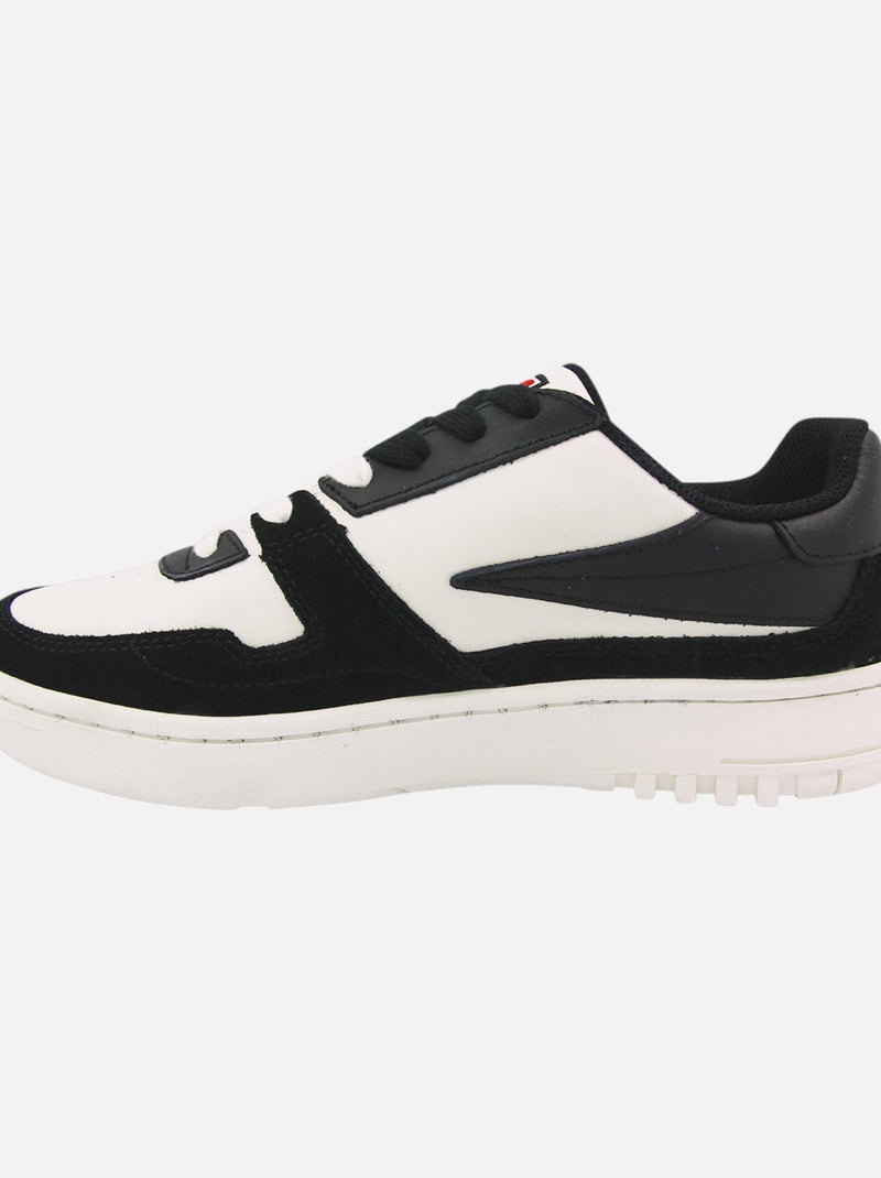 Baskets cuir 'Fila' 'Fxventuno Cb Low' Blanc - Kiabi