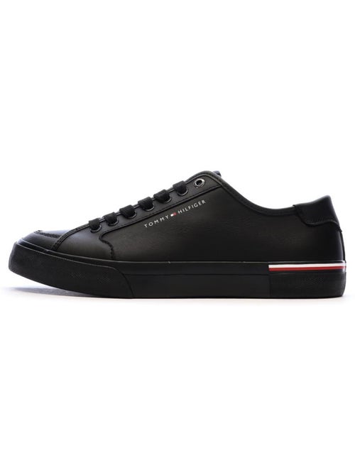 Baskets Cuir Homme Tommy Hilfiger Core Corporate Vulc - Kiabi Baskets Cuir Homme Tommy Hilfiger Core Corporate Vulc - Kiabi