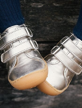 Baskets cuir marche d?butante Pumpy