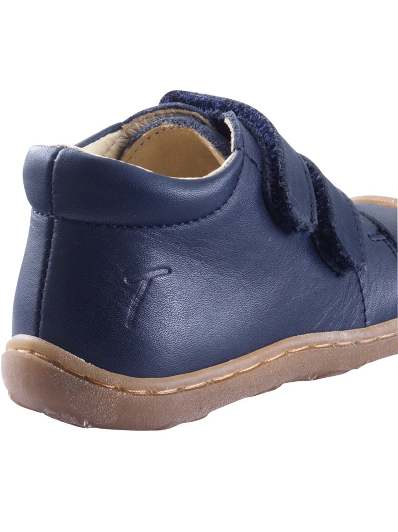 Baskets cuir marche débutante Pumpy Bleu - Kiabi
