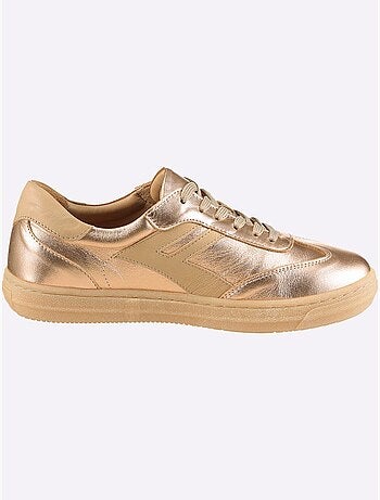 Baskets Cuir Nappa De Vache - Taille Standard - Helline