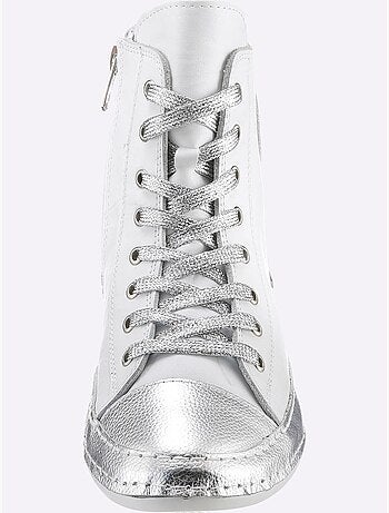 Baskets Cuir Nappa De Vache - Taille Standard - helline