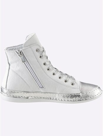 Baskets Cuir Nappa De Vache - Taille Standard - helline