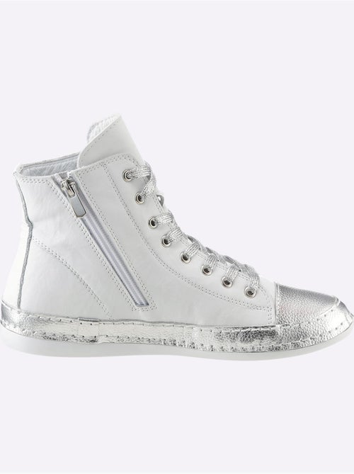 Baskets Cuir Nappa De Vache - Taille Standard - helline - Kiabi