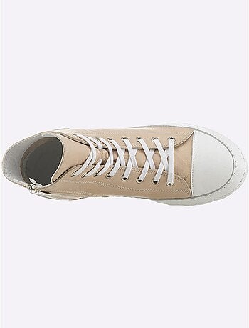 Baskets Cuir Nappa De Vache - Taille Standard - Helline