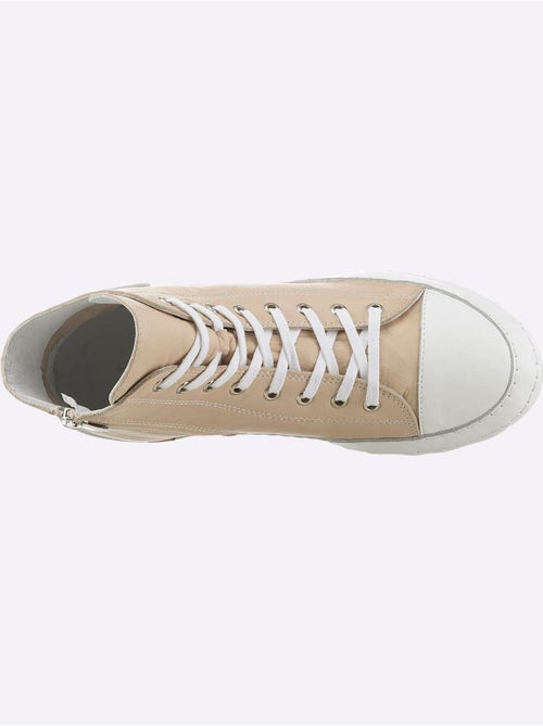 Baskets Cuir Nappa De Vache - Taille Standard - Helline - Kiabi Baskets Cuir Nappa De Vache - Taille Standard - Helline - Kiabi