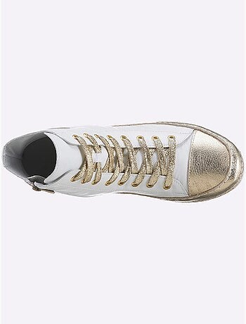 Baskets Cuir Nappa De Vache - Taille Standard - helline