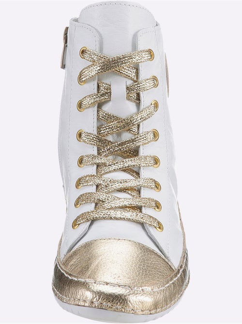 Baskets Cuir Nappa De Vache - Taille Standard - helline - Kiabi