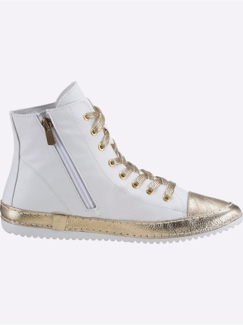 Baskets Cuir Nappa De Vache - Taille Standard - helline - Kiabi