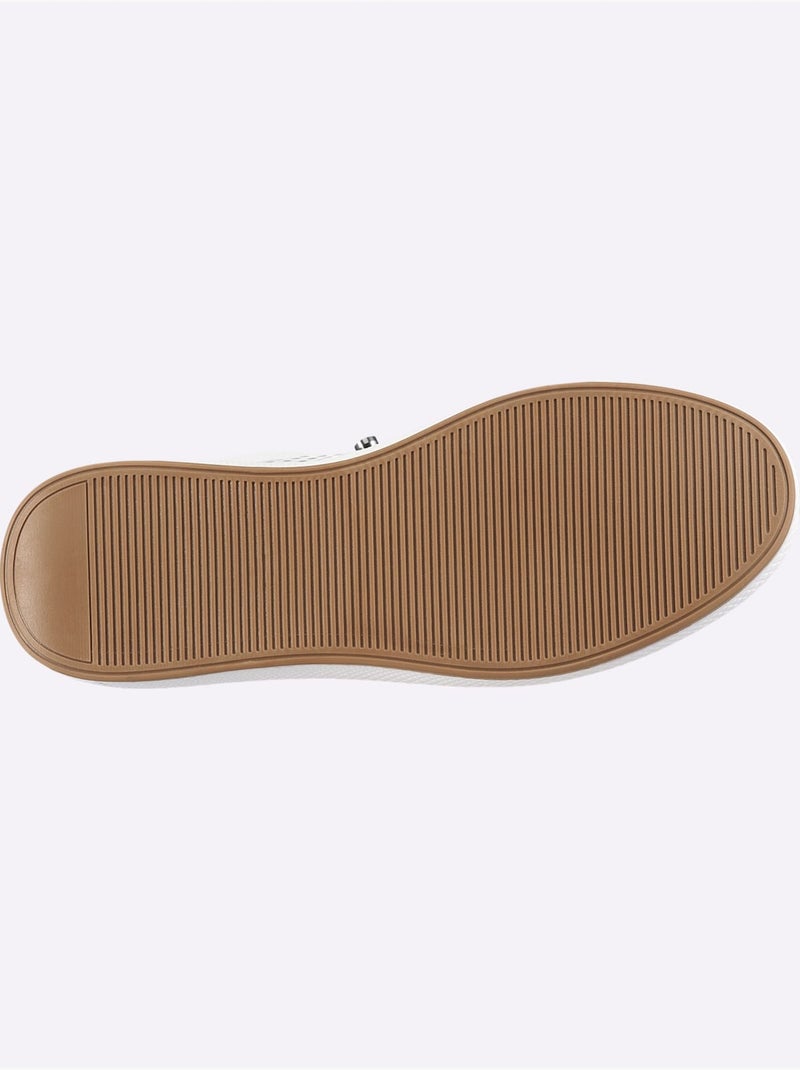 Baskets Cuir Nappa De Vache - Taille Standard - Helline Blanc - Kiabi