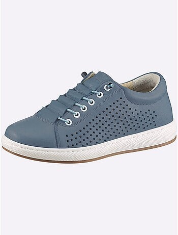 Baskets Cuir Nappa De Vache - Taille Standard - Helline