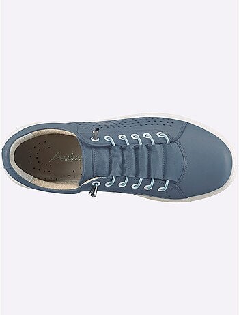 Baskets Cuir Nappa De Vache - Taille Standard - Helline