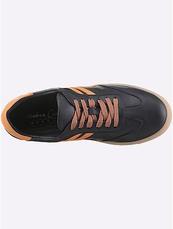 Baskets Cuir Nappa De Vache - Taille Standard - Helline