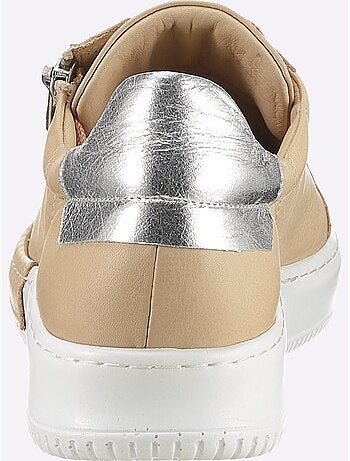 Baskets cuir nappa de vache - taille standard - helline
