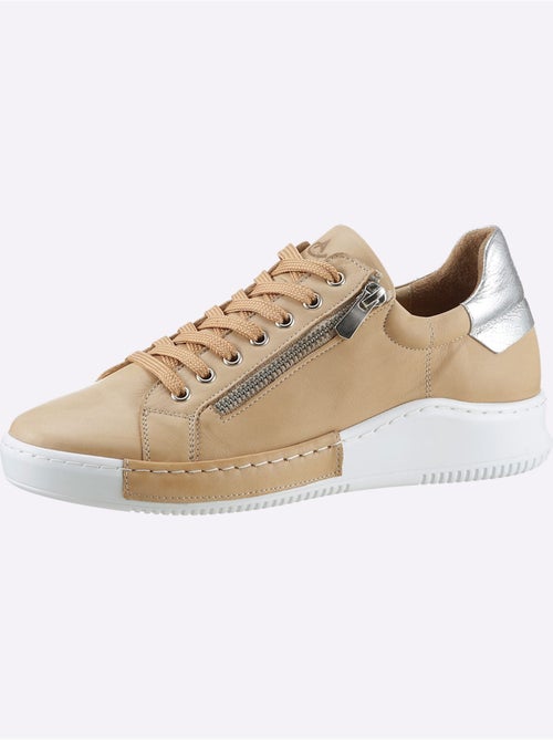 Baskets Cuir Nappa De Vache - Taille Standard - Helline - Kiabi Baskets Cuir Nappa De Vache - Taille Standard - Helline - Kiabi