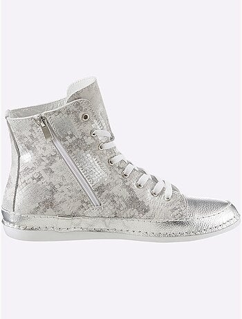 Baskets Cuir Nappa De Vache - Taille Standard - helline