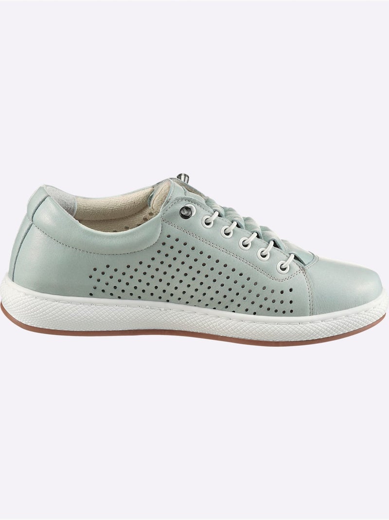 Baskets Cuir Nappa De Vache - Taille Standard - Helline Menthe - Kiabi
