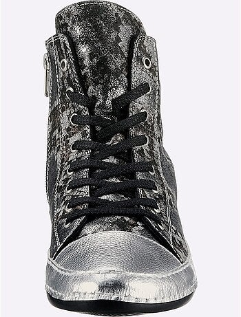 Baskets Cuir Nappa De Vache - Taille Standard - helline