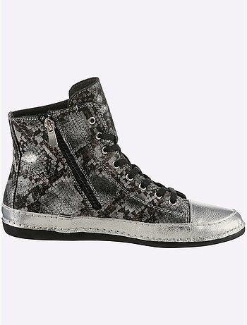 Baskets Cuir Nappa De Vache - Taille Standard - helline