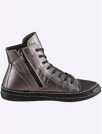 Baskets Cuir Nappa De Vache - Taille Standard - Helline