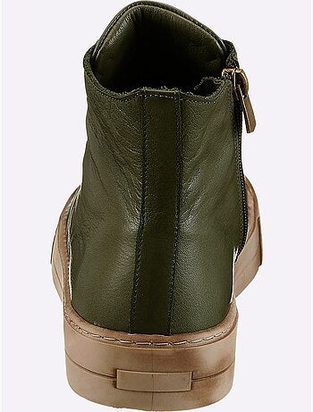 Baskets Cuir Nappa De Vache - Taille Standard - Helline