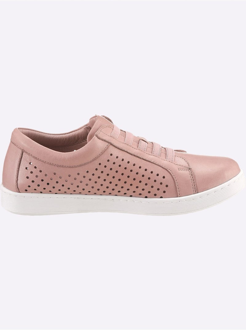 Baskets Cuir Nappa De Vache - Taille Standard - Helline Rose - Kiabi