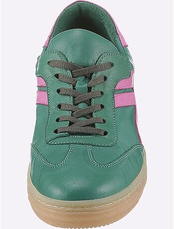 Baskets Cuir Nappa De Vache - Taille Standard - helline