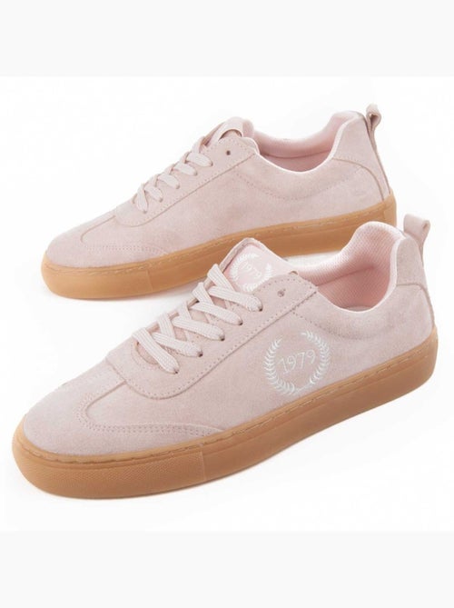 Baskets Cuir Naturel Montevita - Kiabi