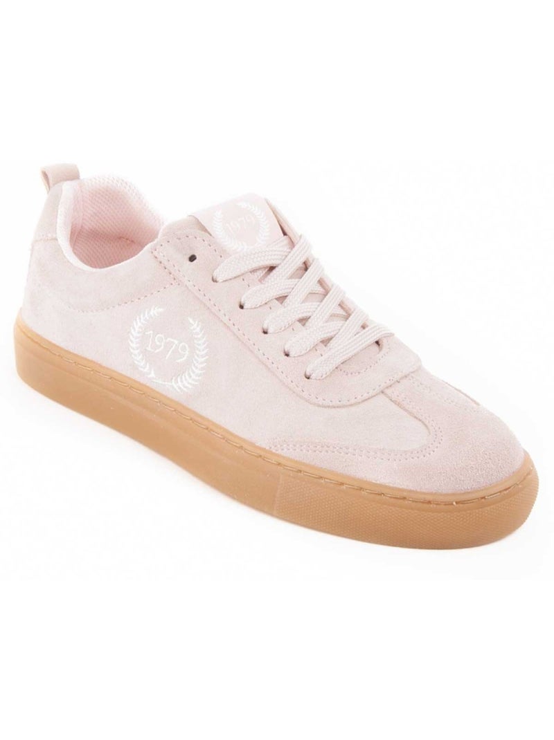 Baskets Cuir Naturel Montevita Beige - Kiabi
